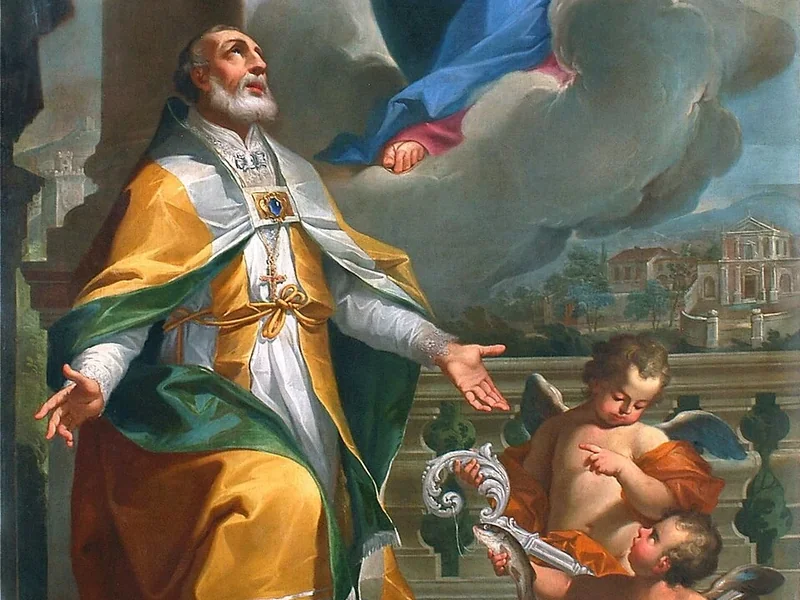 1739-Sante Cattaneo - Vergine col Bambino e San Zenone